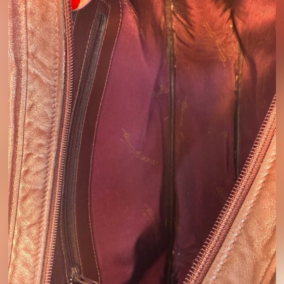 Etienne Aigner Woven Straw & Brown Leather Shoulder Bag Vintage-Inspired - Picture 11 of 12